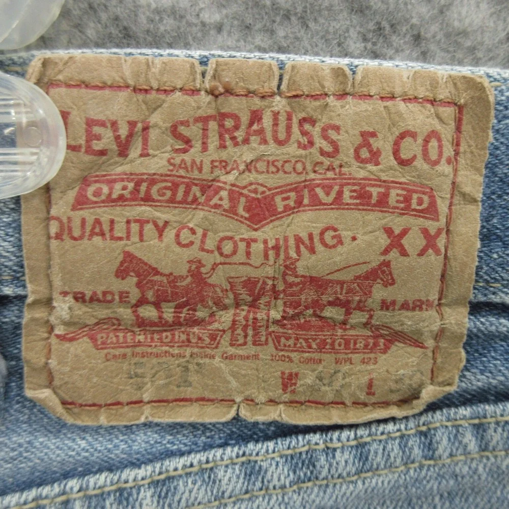 Levi's 501 Men's Straight Jeans 40x28 Blue Denim 100% Cotton Mexico 2009
